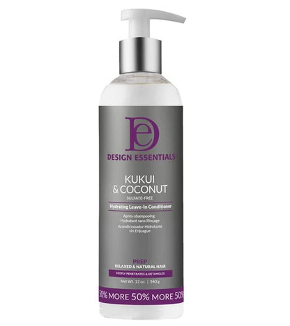 Design Essentials Kukui & Coconut Hydrating Leave-In Conditioner (8 oz)