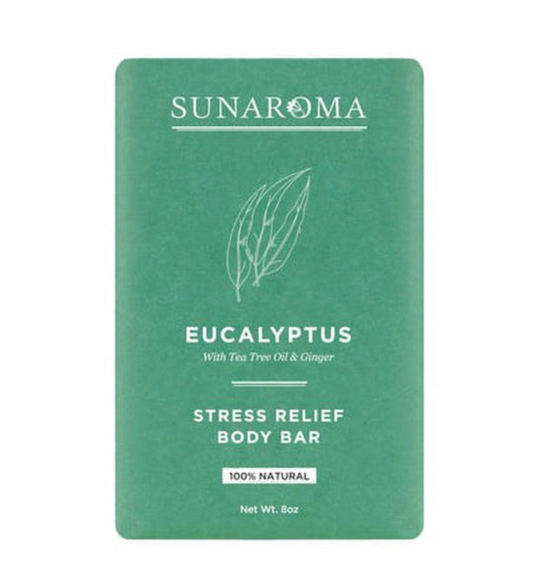 SUNAROMA Eucalyptus Stress Relief Bar Body Bar (8 oz)