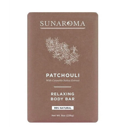 SUNAROMA Patchouli Relaxing  Body Bar (8 oz)