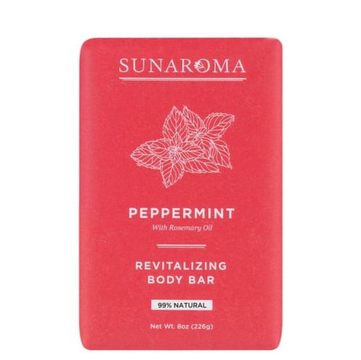 SUNAROMA Peppermint Revitalizing  Body Bar (8 oz)