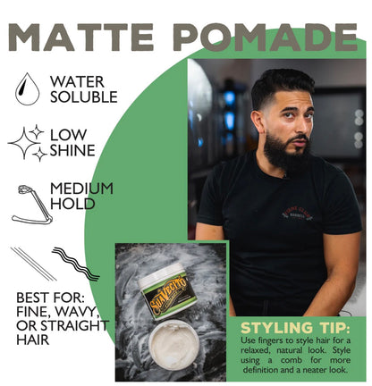 Suavecito Matte Pomade (4 oz)