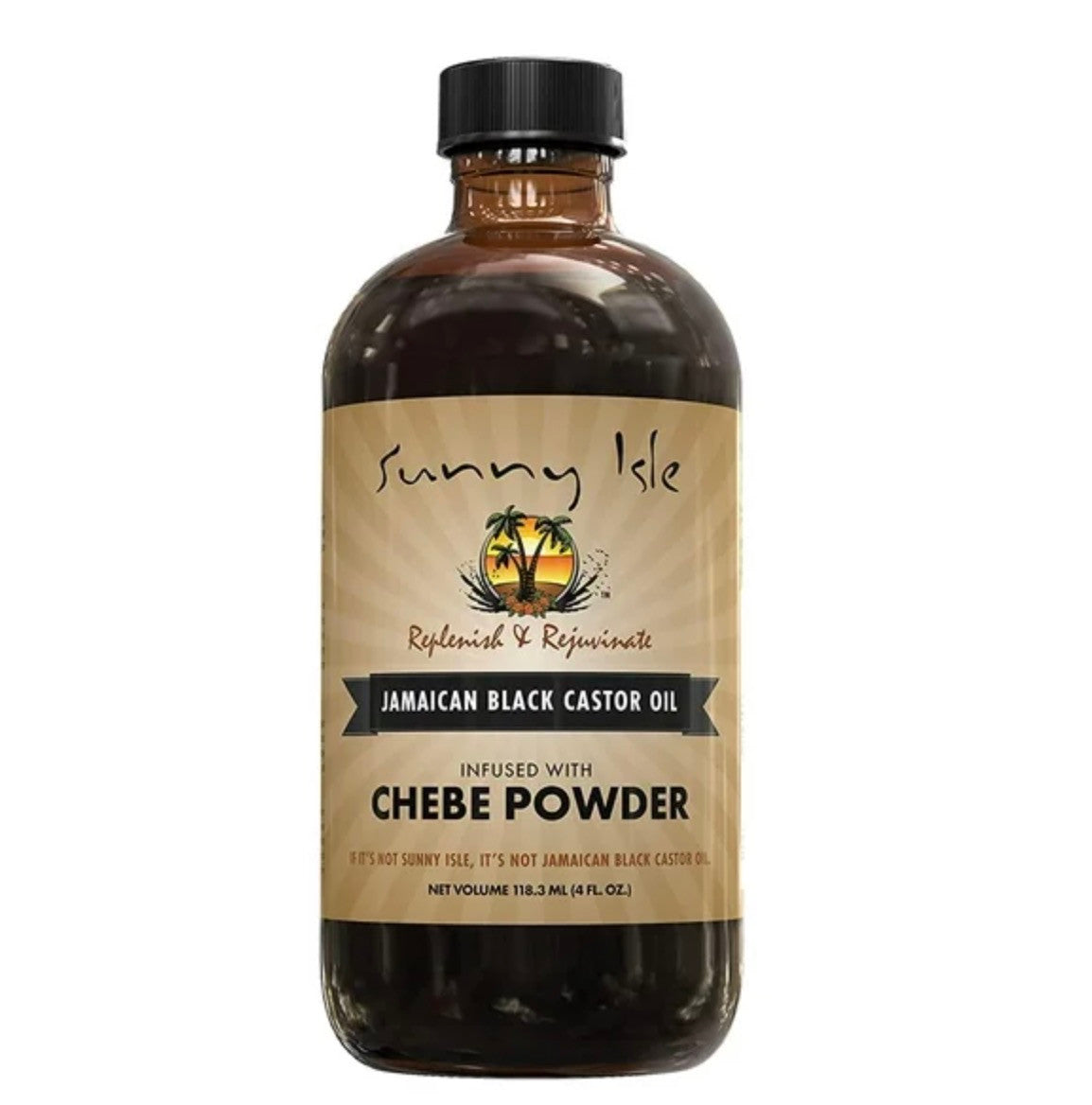 Sunny Isle Jamaican Black Castor Oil infused with Chebe Powder (4oz)