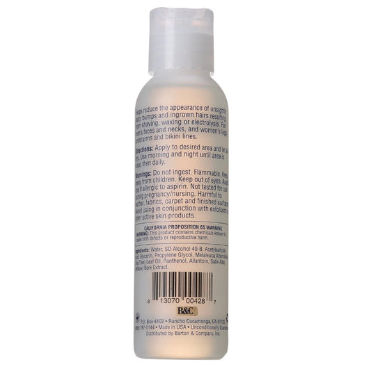 B&C Skin Tight Razor Bump & Ingrown Hair Solution Extra Strength (4 oz)