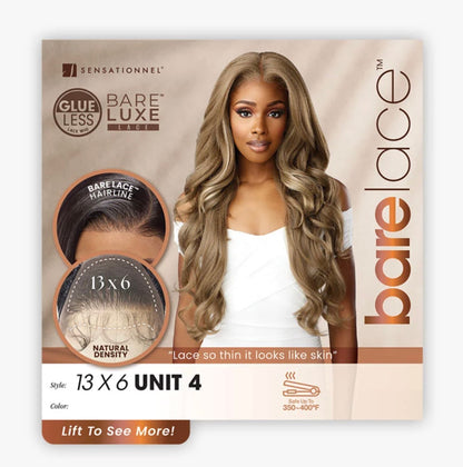 SENSATIONNEL Synthetic Bare Lace Front Wig - 13x6 UNIT 4