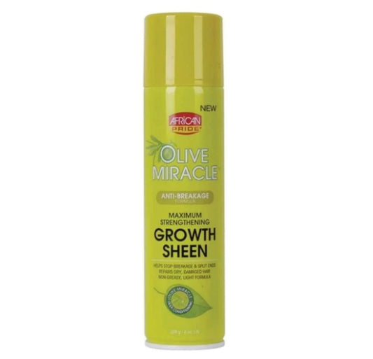 African Pride Olive Miracle Hair Growth Sheen Spray (8 oz)