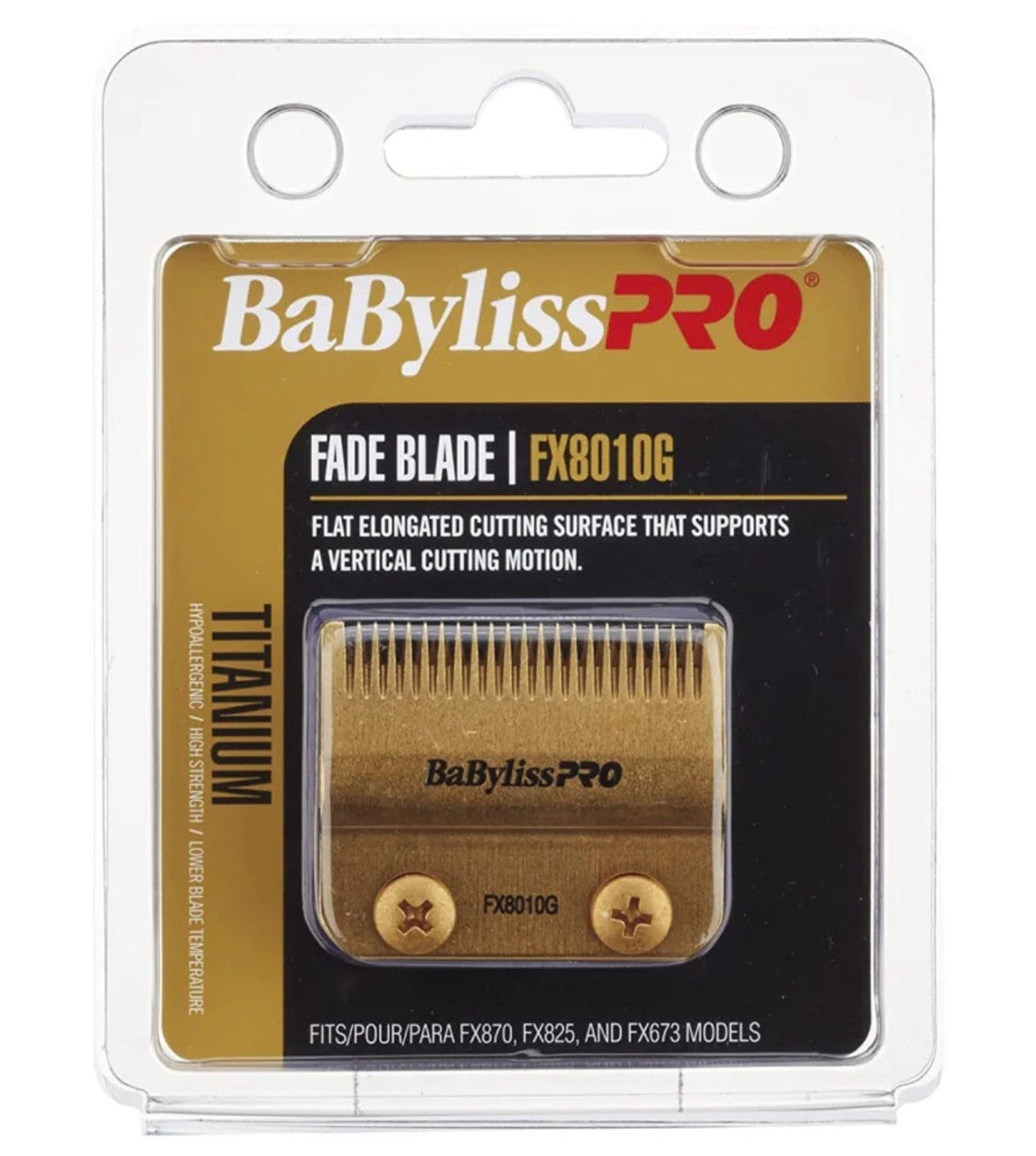 BaBylissPRO Replacement Titanium Fade Blade Gold
