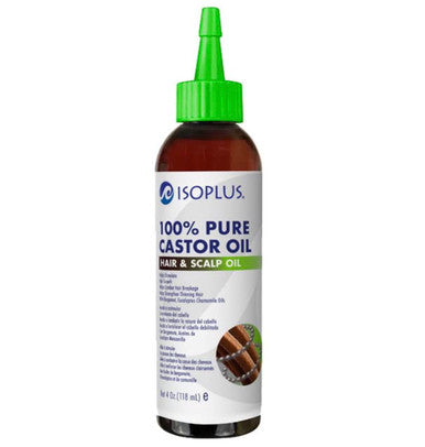 ISOPLUS 100% Pure Castor Oil Hair & Scalp Oil (4 oz)