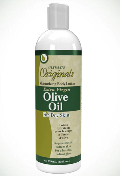 Africas Best Ultimate Originals Extra-Virgin Olive Oil Moisturizing Body Lotion (12 oz)