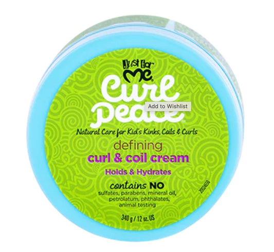 JUST FOR ME Curl Peace Defining Curl & Coil Cream (12 oz)