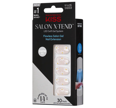 KISS Salon X-tend LED Soft Gel System Nail Kit - Red Flags