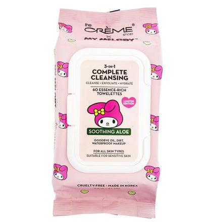 THE CREME SHOP X My Melody 3-IN-1 Complete Cleansing Essence-Rich Towelettes - Smoothing Aloe