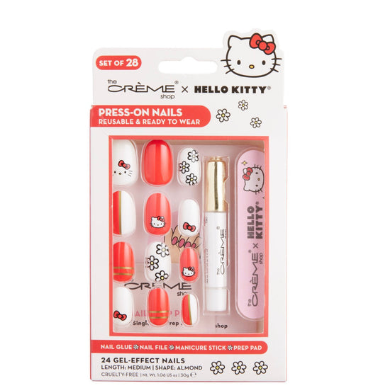THE CREME SHOP X Hello Kitty - Classic Cutie Reusuable Press-on Nail Kit
