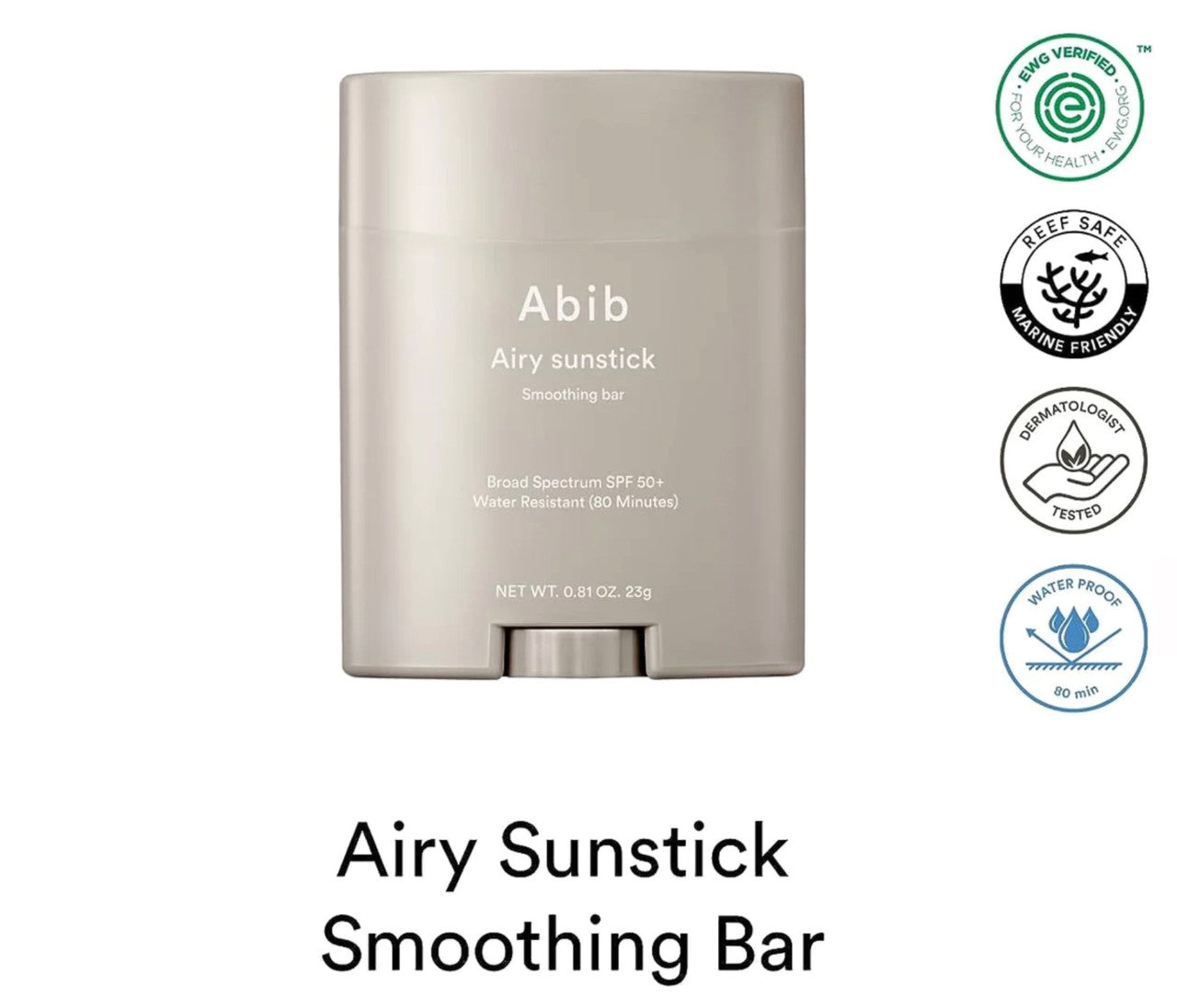 [Abib] Airy Sunstick Smoothing Bar SPF 50+ PA++++