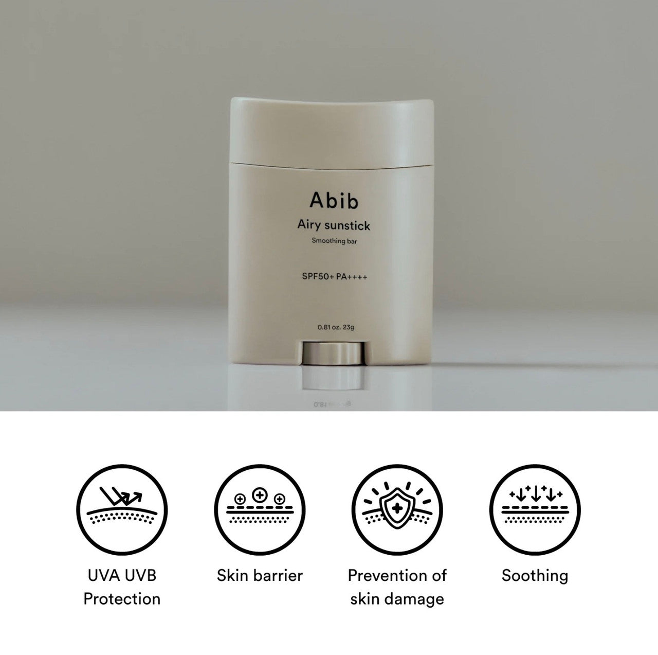 [Abib] Airy Sunstick Smoothing Bar SPF 50+ PA++++