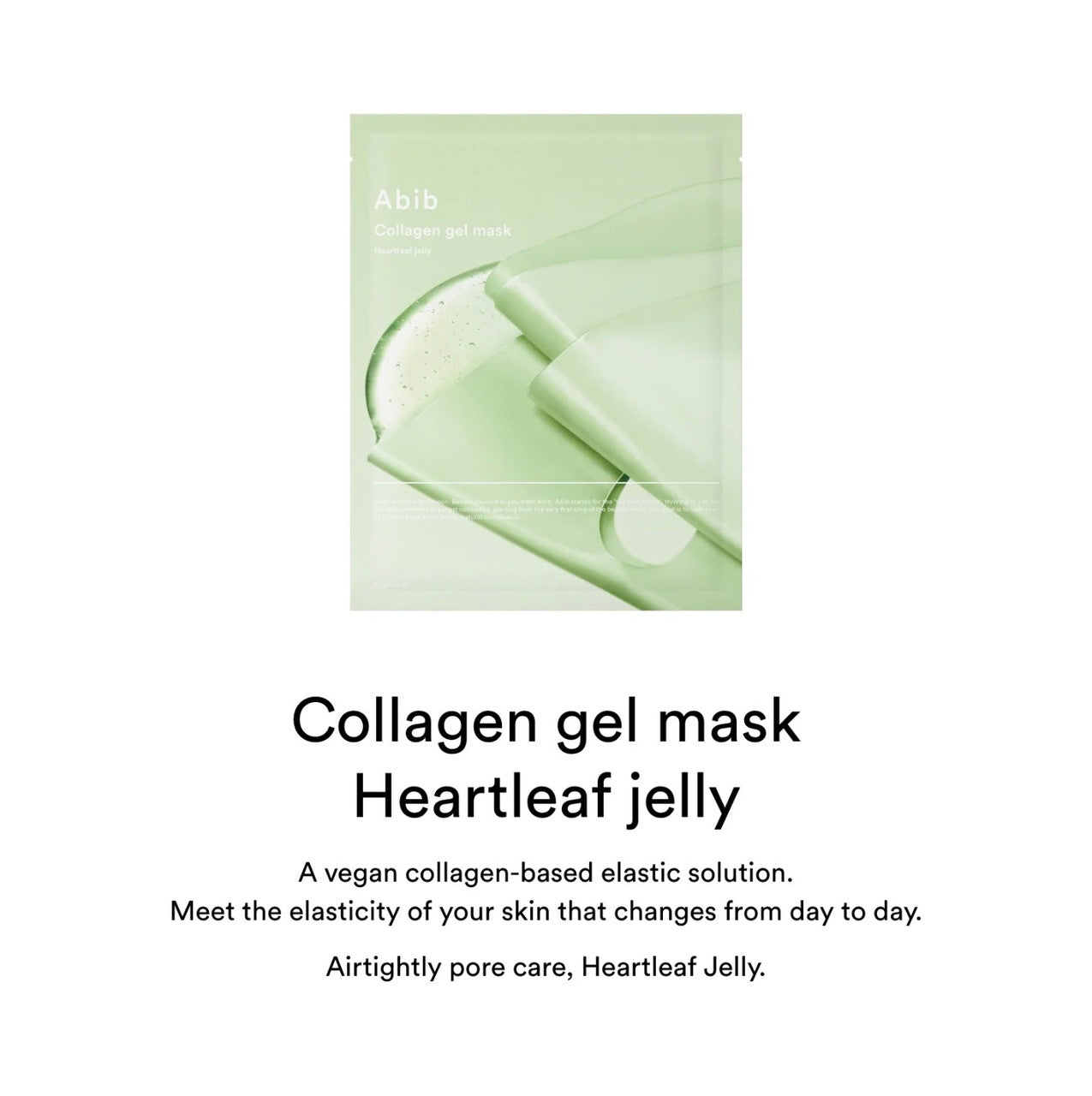 [Abib] Collagen Gel Mask Heartleaf Jelly (1 sheet)