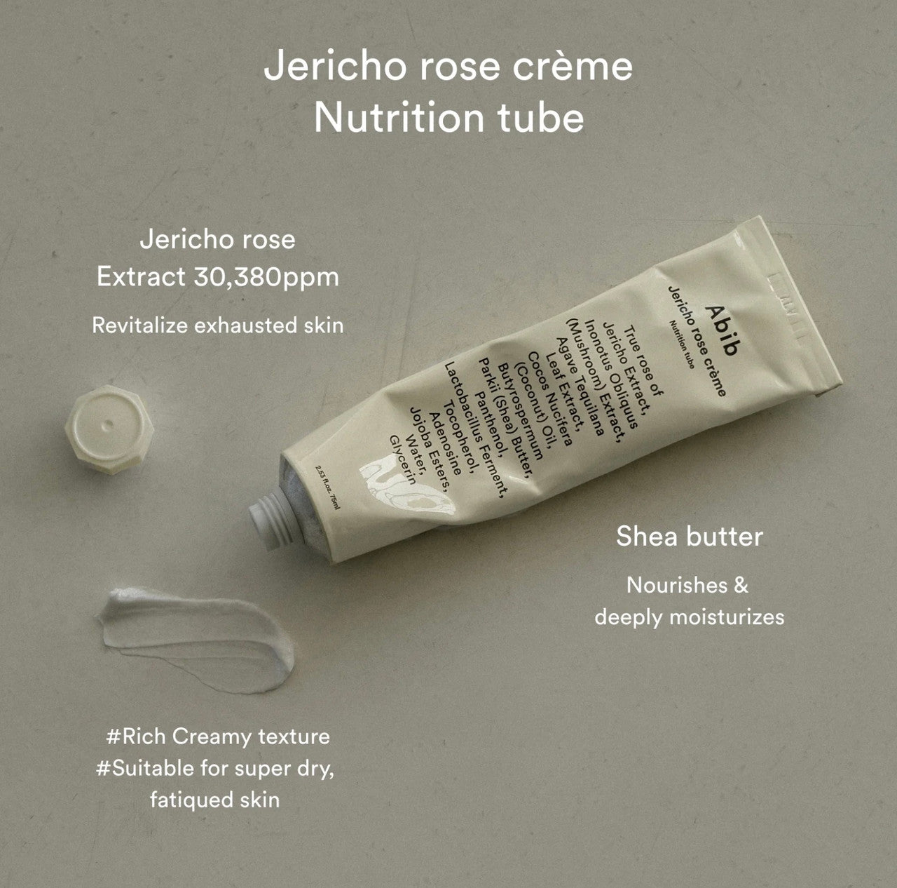 [Abib] Jericho Rose Crème Nutrition Tube (2.53 oz)