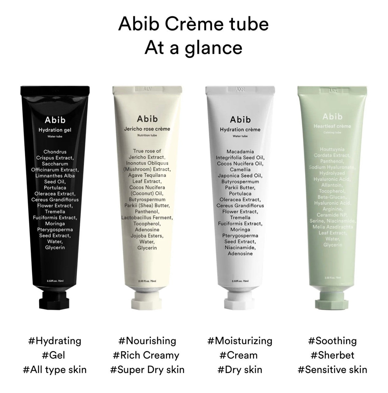 [Abib] Jericho Rose Crème Nutrition Tube (2.53 oz)