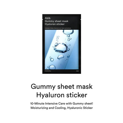 [Abib] Gummy Sheet Mask Hyaluron Sticker