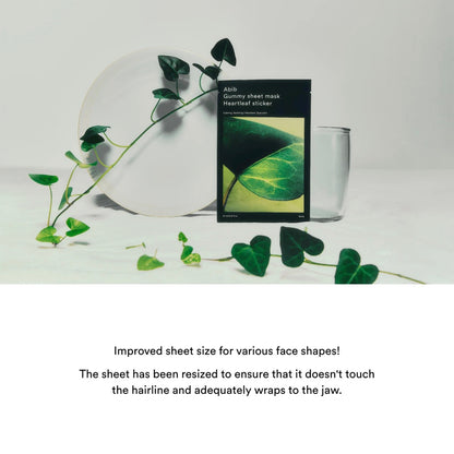 [Abib] Gummy Sheet Mask Heartleaf Sticker (1Sheet)