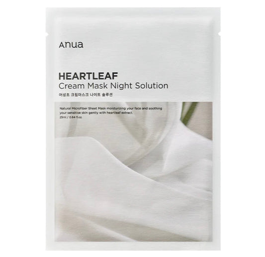 Anua Heartleaf Cream Mask Night Solution (1 sheet)
