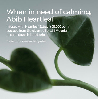 [Abib] Heartleaf Calming Toner Skin Booster (6.76 oz)
