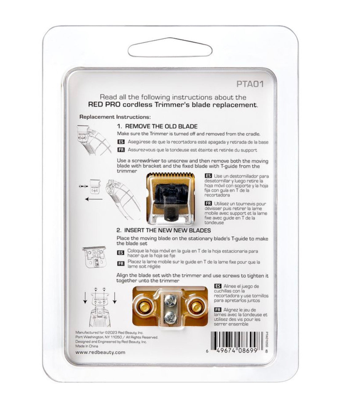 RED PRO Cordless Trimmer Blade Replacement