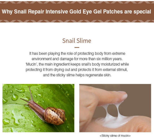 [MIZON] Snail Repair Intensive Gold Eye Gel Patch (60 pads)