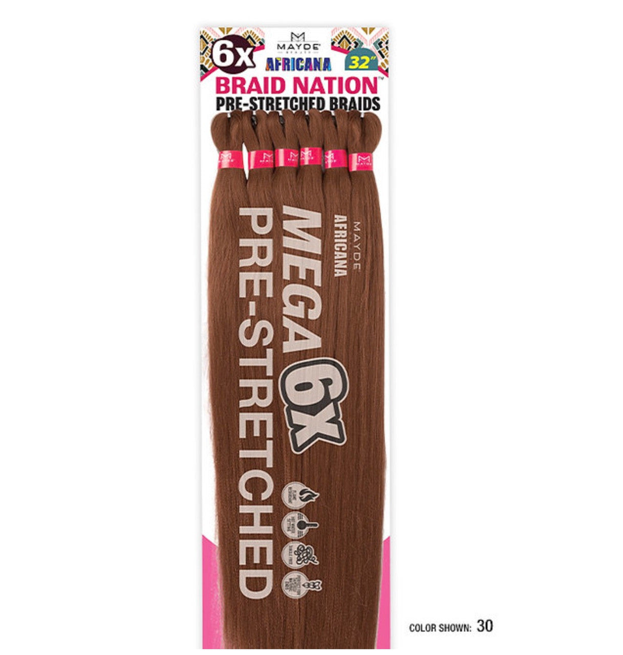 [BOX DEAL] MAYDE 6X Braid Nation 32" (25 packs/box)