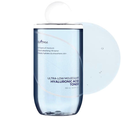 [ISNTREE] Ultra-low Molecular Hyaluronic Acid Toner (10.14 oz)