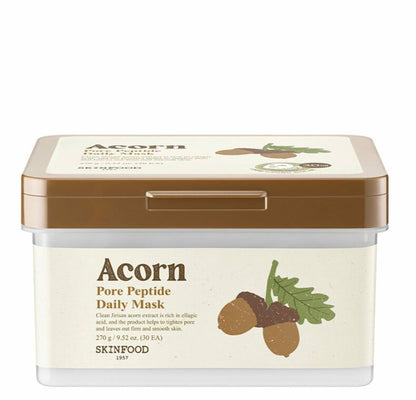 [SKINFOOD] Acorn Pore Peptide Daily Mask Sheet (30pc)