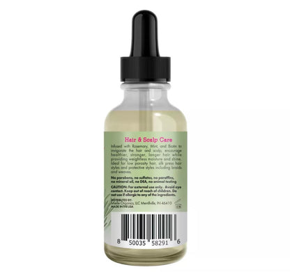 Mielle Rosemary Mint Light Scalp & Hair Strengthening Oil (2 oz)