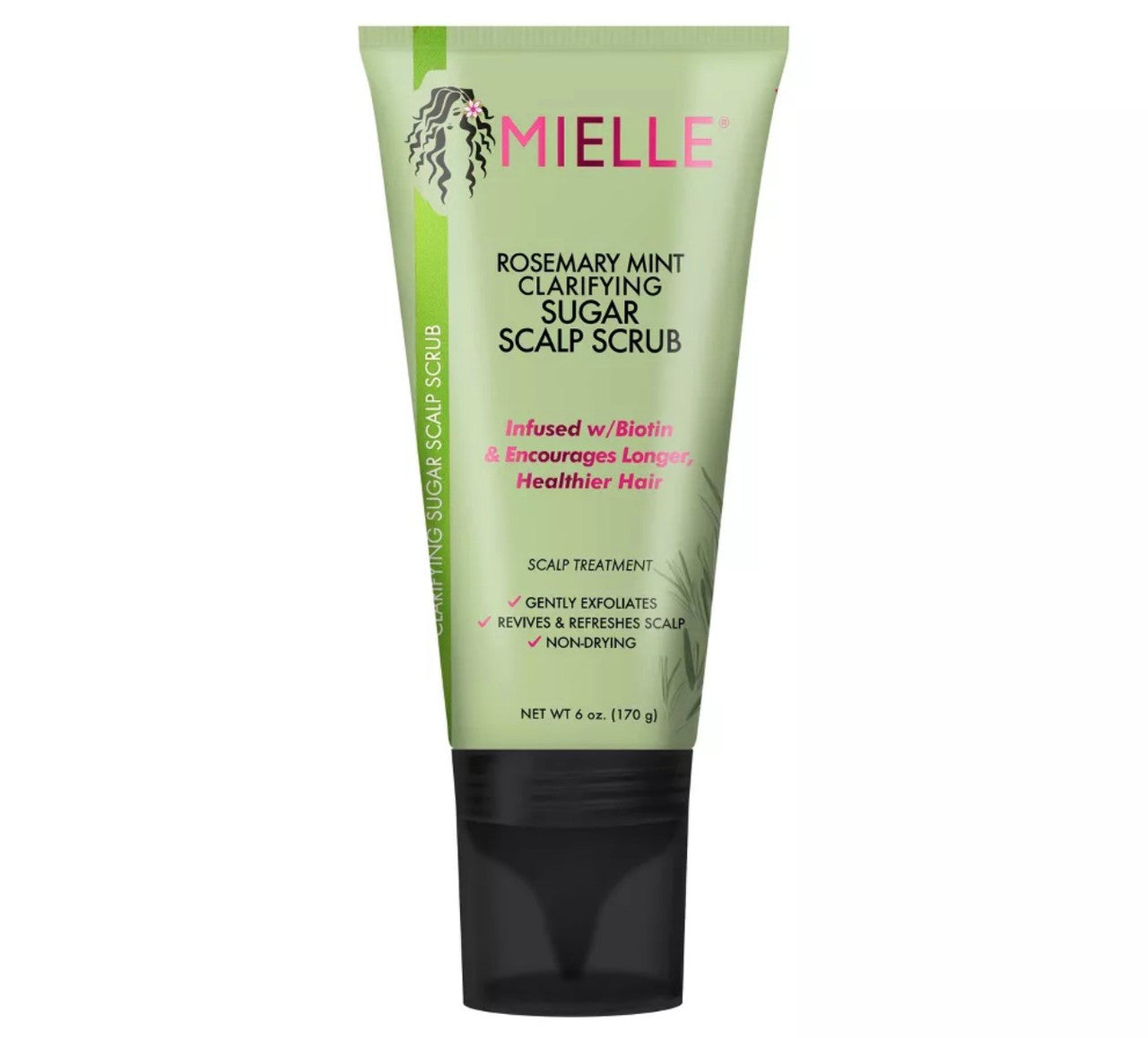 Mielle Rosemary Mint Clarifying Sugar Scalp Scrub (6 oz)