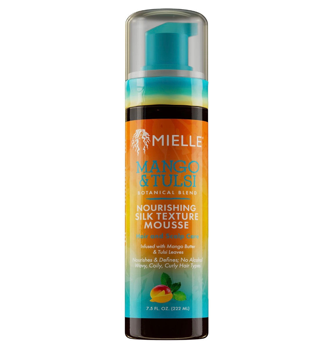 Mielle Mango Tulsi Nourishing Silk Texture Mousse (7.5 oz)
