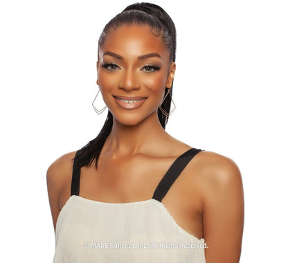 MANE CONCEPT Pristine 100% Human Hair - STRAIGHT DRAWSTRING PONYTAIL (12"-16")