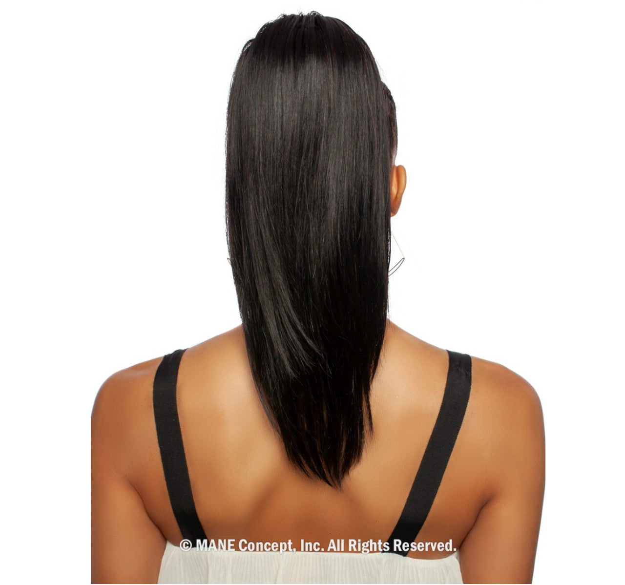 MANE CONCEPT Pristine 100% Human Hair - STRAIGHT DRAWSTRING PONYTAIL (12"-16")
