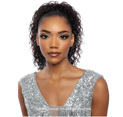 MANE CONCEPT Pristine 100% Human Hair - SPANISH WAVE DRAWSTRING PONYTAIL (12"- 16")