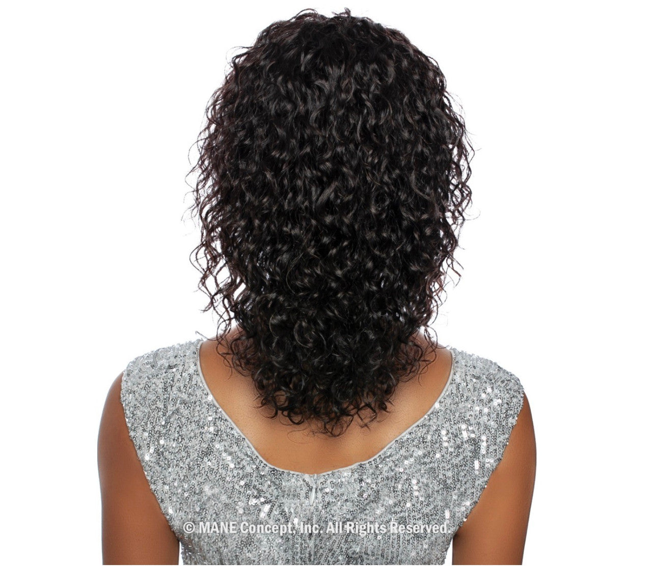 MANE CONCEPT Pristine 100% Human Hair - SPANISH WAVE DRAWSTRING PONYTAIL (12"- 16")