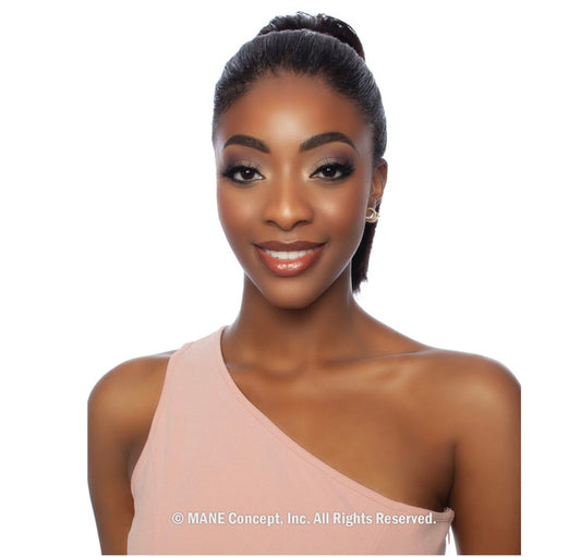 MANE CONCEPT Pristine 100% Human Hair - STRAIGHT DRAWSTRING PONYTAIL (12"-16")
