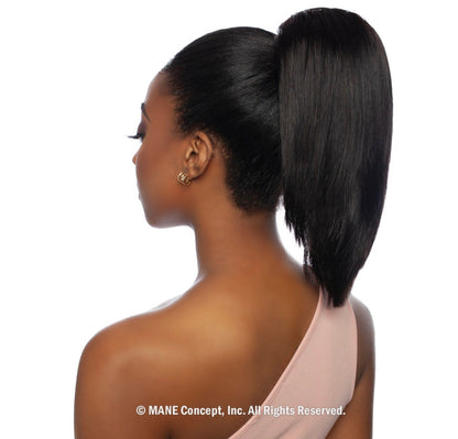 MANE CONCEPT Pristine 100% Human Hair - STRAIGHT DRAWSTRING PONYTAIL (12"-16")