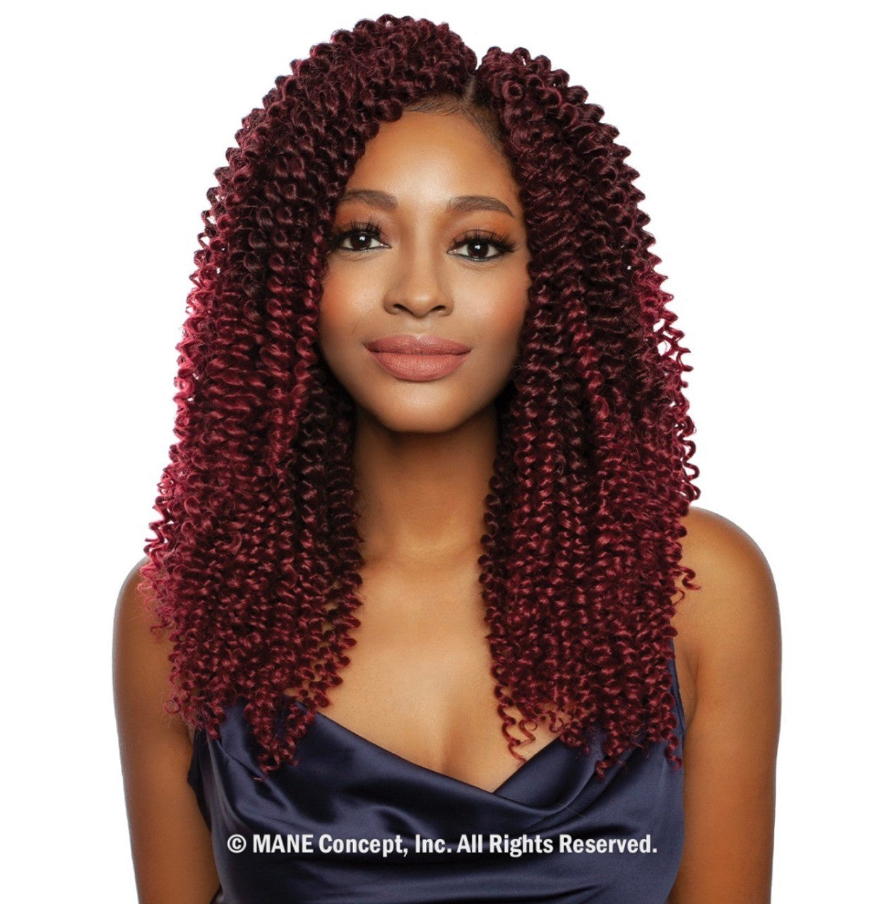 MANE CONCEPT Synthetic Afri Napural Crochet hair - 3X COILY WATER 12"