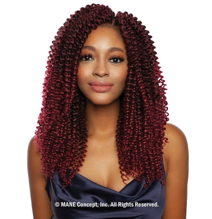 MANE CONCEPT Synthetic Afri Napural Crochet hair - 3X COILY WATER 12"