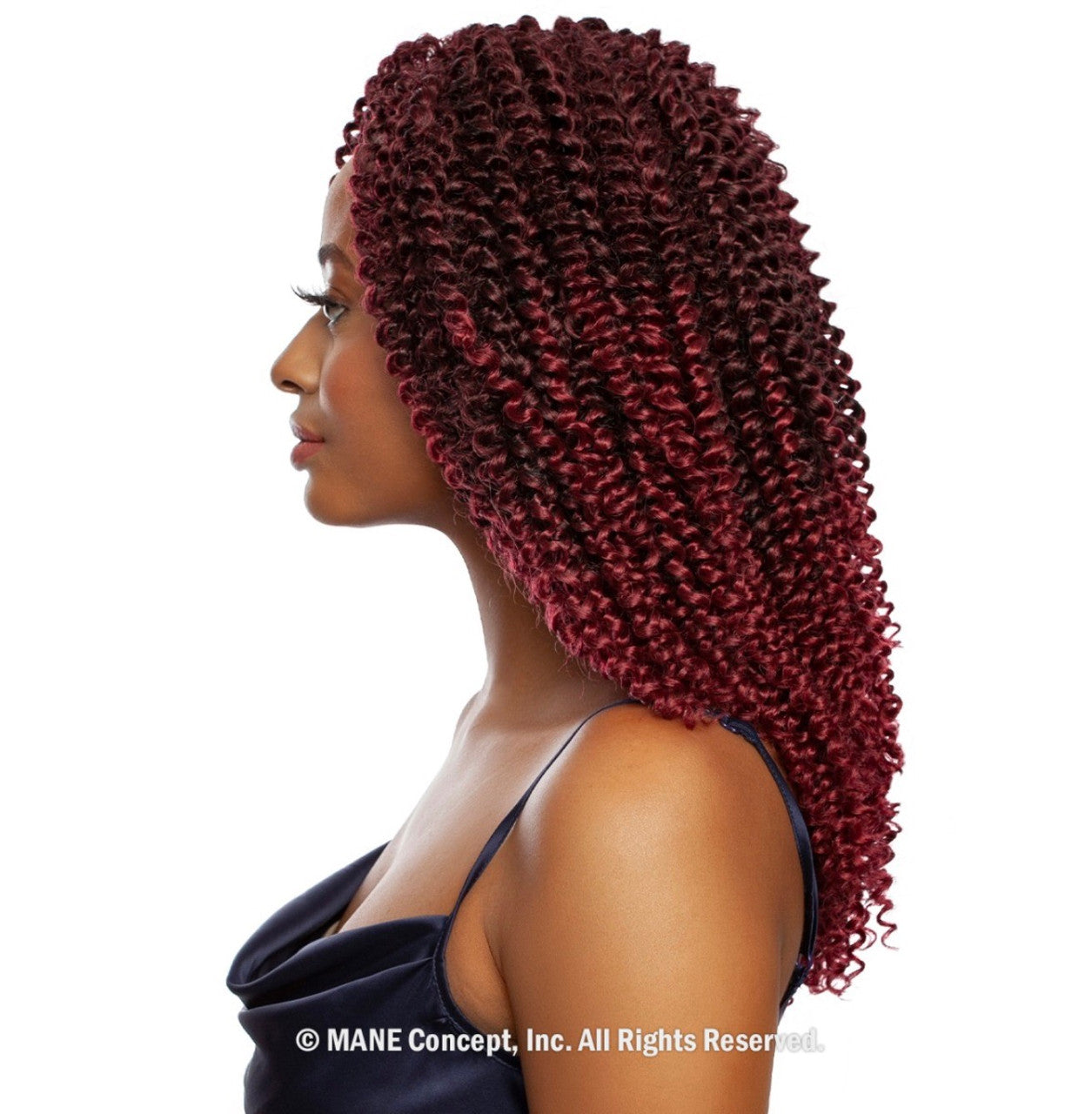 MANE CONCEPT Synthetic Afri Napural Crochet hair - 3X COILY WATER 12"