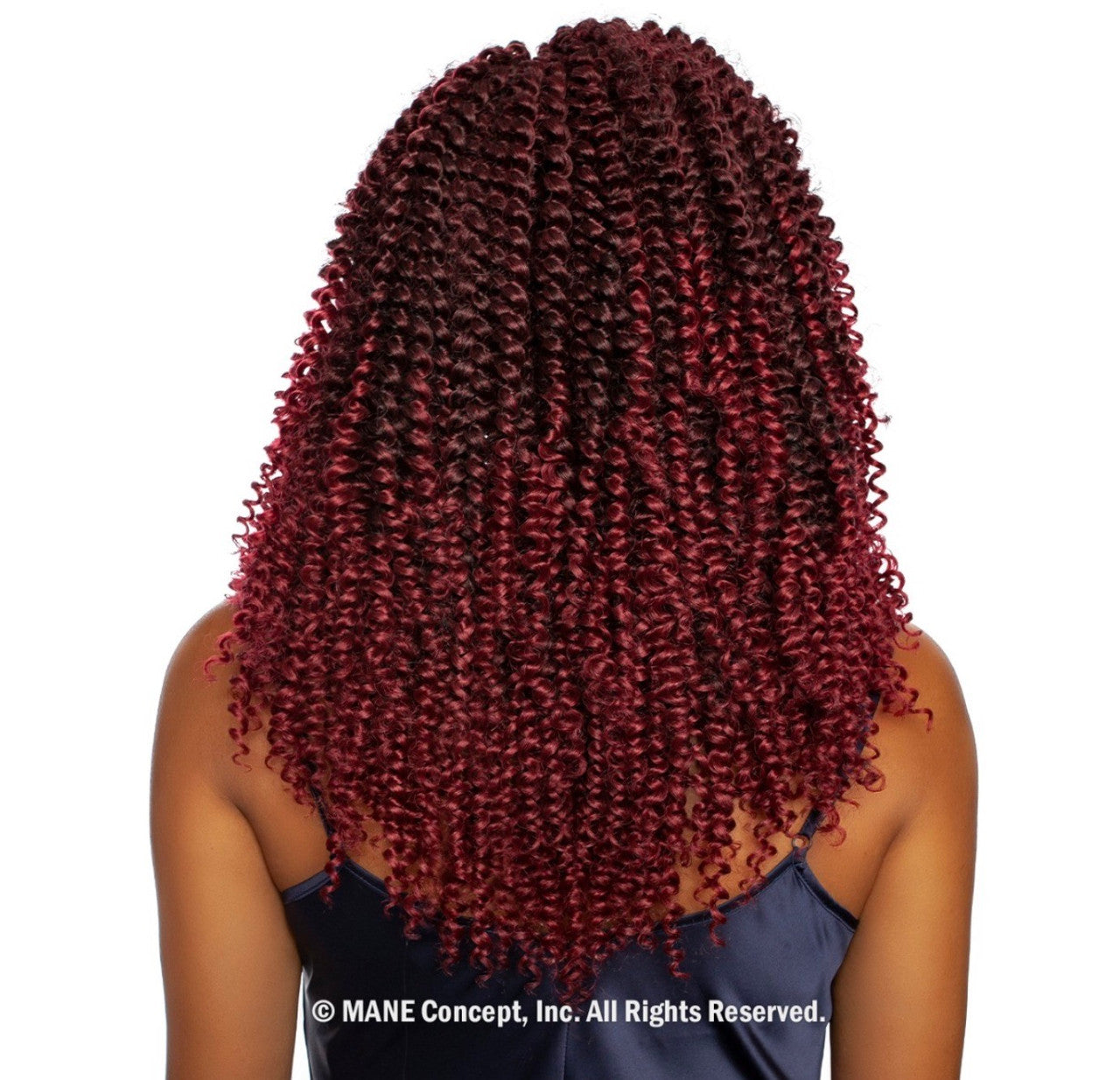 MANE CONCEPT Synthetic Afri Napural Crochet hair - 3X COILY WATER 12"