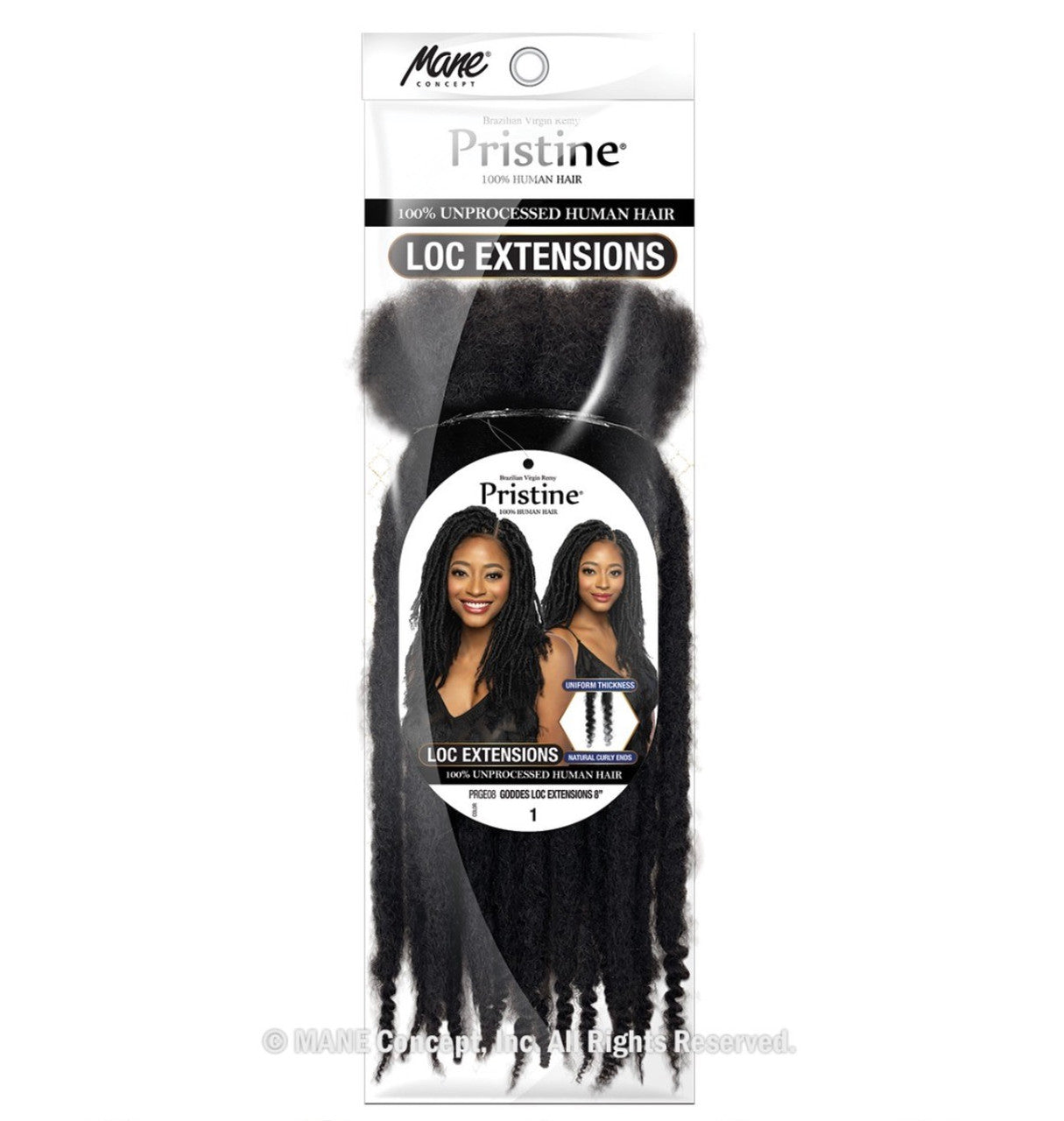 MANE CONCEPT Pristine 100% Human Hair - GODDESS LOC EXTENSION