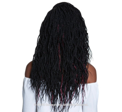 MANE CONCEPT Crochet hair - Afri Naptural 3X Pre-Stretched Wavy Senegal Twist 18"