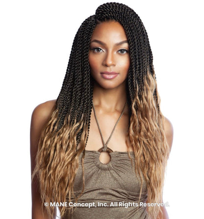 MANE CONCEPT Crochet hair - Afri Naptural 3X Pre-Stretched Kritz Senegal Twist 18"