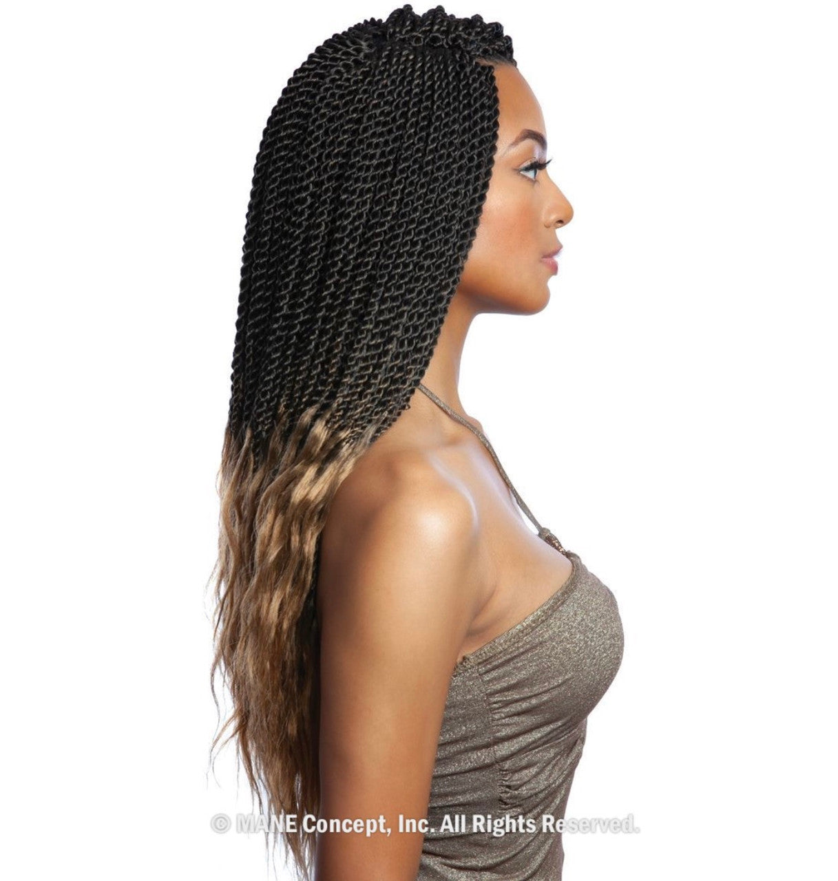 MANE CONCEPT Crochet hair - Afri Naptural 3X Pre-Stretched Kritz Senegal Twist 18"
