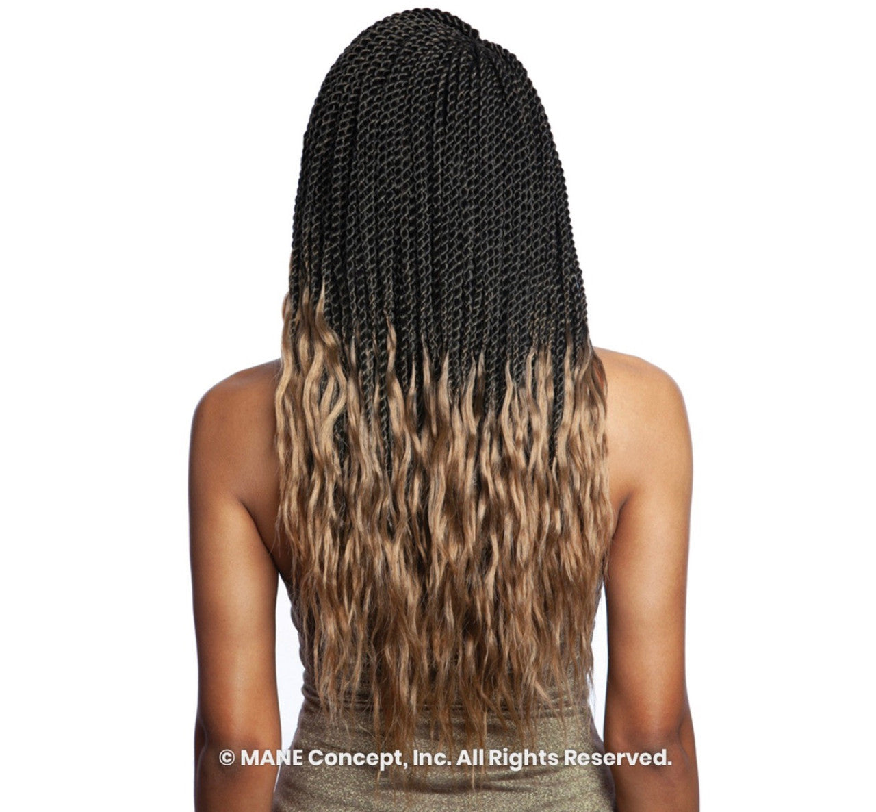 MANE CONCEPT Crochet hair - Afri Naptural 3X Pre-Stretched Kritz Senegal Twist 18"