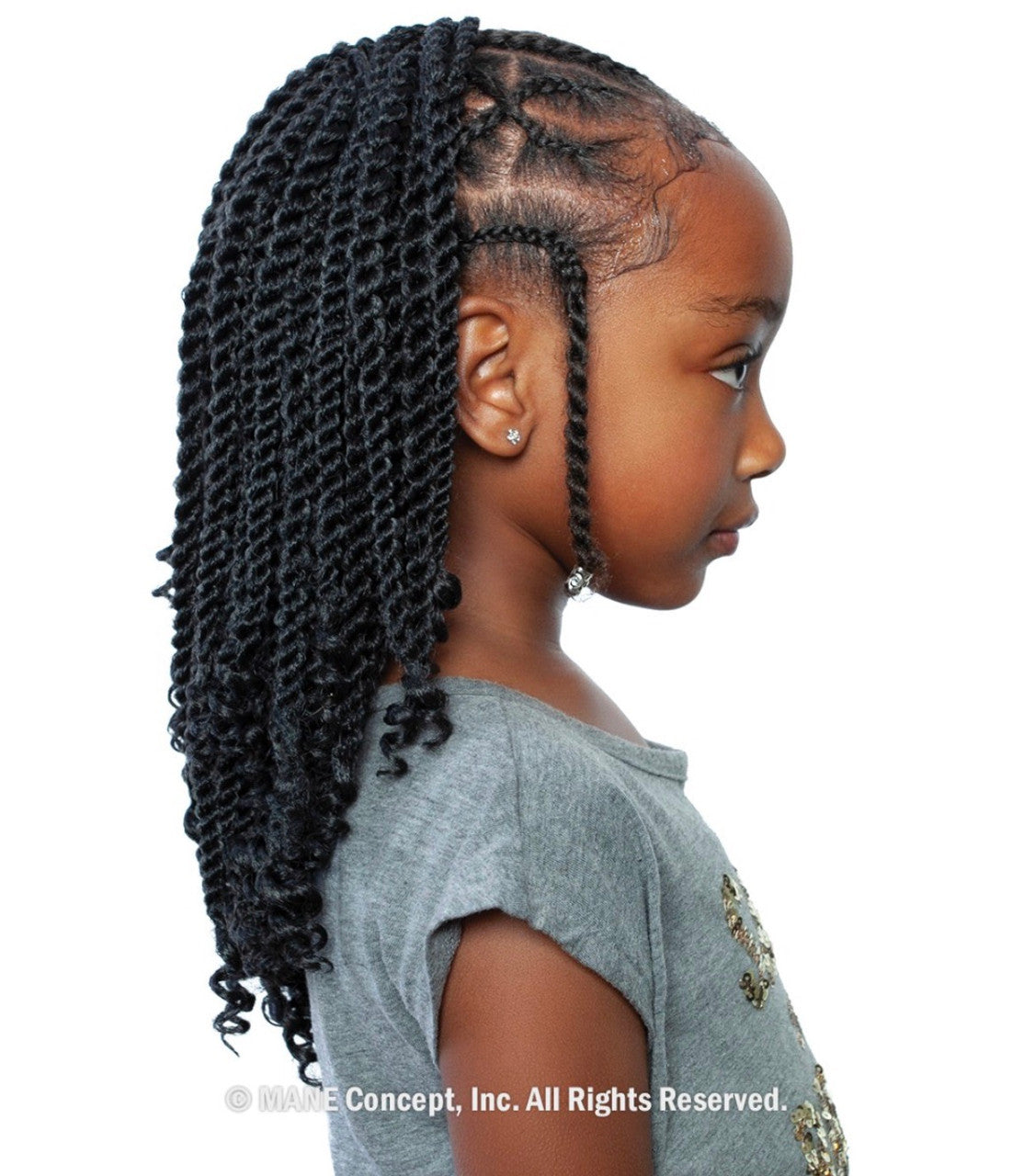 MANE CONCEPT Synthetic Afri-Naptural Pre-Stretched - 6X Kids Idefine Easy Braid 30"