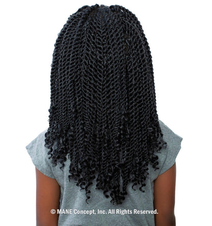 MANE CONCEPT Synthetic Afri-Naptural Pre-Stretched - 6X Kids Idefine Easy Braid 30"